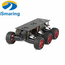 Официальный ismaring 6wd Поиск спасательной платформы салона автомобиля шасси демпфирования внедорожных восхождение Arduino малиновый пирог может продлить