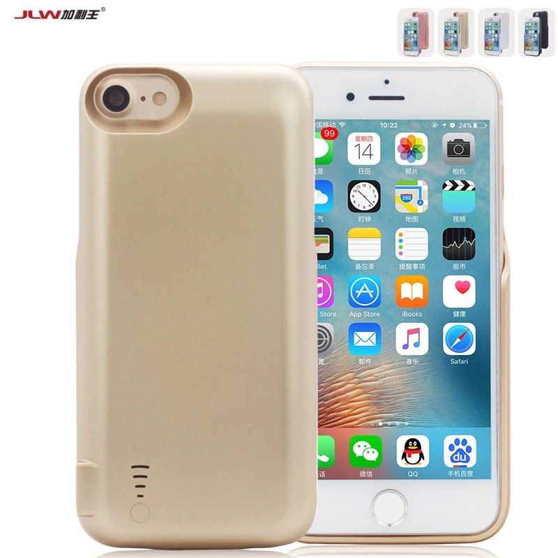 JLW 7200mAh Power Battery Case For iPhone 8 Plus 7 Plus 6s Plus Smart