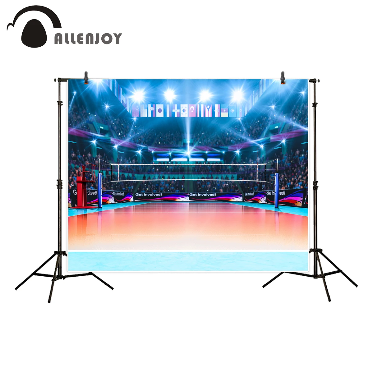 Allenjoy Photography Backdrop Empty Professional Volleyball