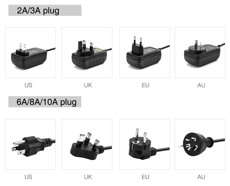 5 V светодиодный Питание 1A/2A/3A/6A/8A/10A адаптер переключения WS2812B WS2811 SK6812 LPD8806 WS2801 Светодиодные ленты света