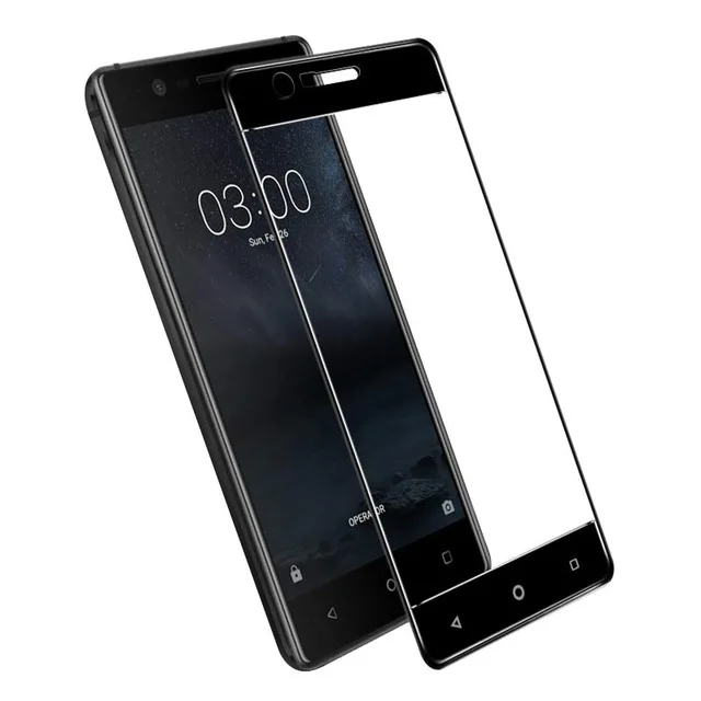 Для Nokia 3 закаленное стекло 9H 3D полное покрытие Взрывозащищенная защитная пленка