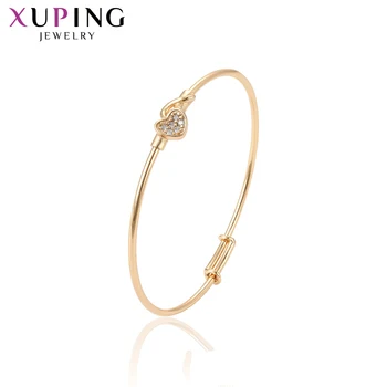 

Xuping Jewelry Sweet Little Fresh Charm Design Baby Bangle for Children Girl Thanksgiving Gifts 52189