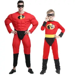 Карнавальный костюм Суперсемейка для мальчиков/мужчин/женщин, костюм на Хэллоуин для детей, для взрослых вечерние для вечеринки, аниме