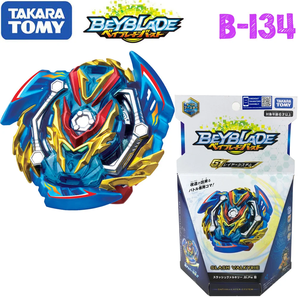 

Takara tomy Beyblade Burst B-134 Ace Dragon Booster Slash Valkyrie Bayblade Bay blade without Launcher Popular Collection toy