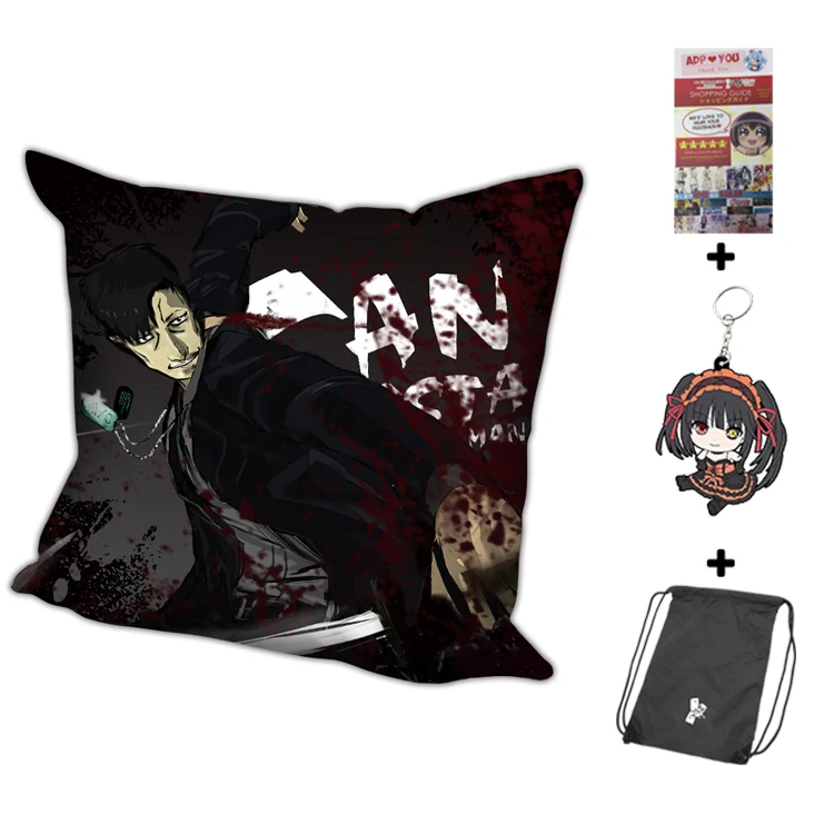 Чехол для подушки Hobby Express 40x40 см квадратный аниме дакимакура H0235|square pillow cover|anime