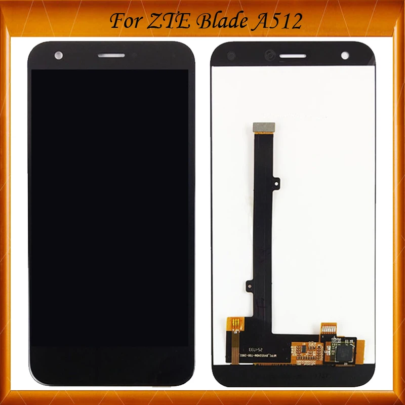 

100% Working Well For 5.2" inch ZTE Blade A512 LCD Display+Touch Screen LCD Digitizer Glass Panel Replacement IN Stock