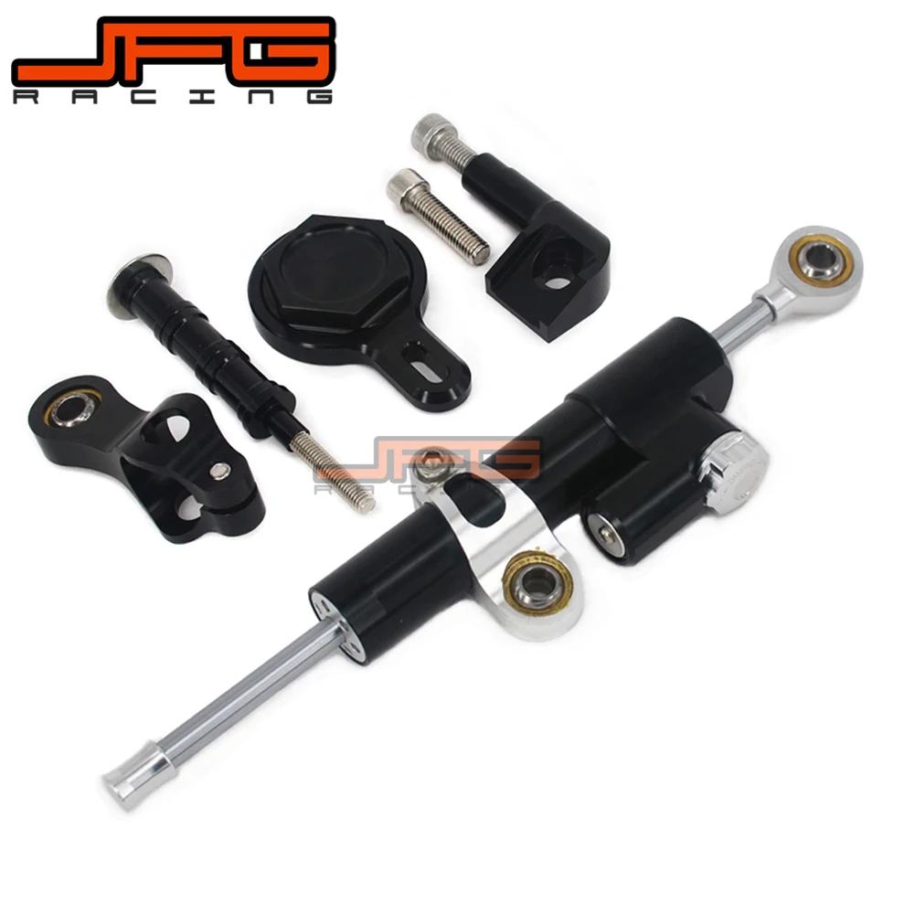 

CNC Steering Damper Stabilizer Linear Reversed Safety Control & Adapter Bracket For YAMAHA YZFR1 YZF-R1 YZF R1 1999-2005