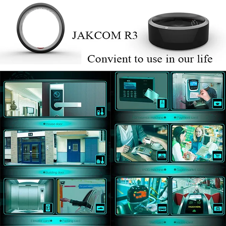 Werable devices Jakcom R3 умное кольцо электронное CNC металлическое мини волшебное кольцо с IC/ID/NFC кард-ридером для NFC мобильного телефона