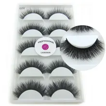 5 пар/партия 3d норковая лента накладных ресниц ресницы Толстые Поддельные Искусственный макияж ресниц A09 Maquiagem новые 3d наращивание ресниц