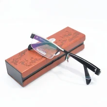 Qi песня мода титановый сплав Асферические очки для чтения+ 1,0+ 1,5+ 2,0+ 2,5+ 3,0+ 3,5+ 4,0