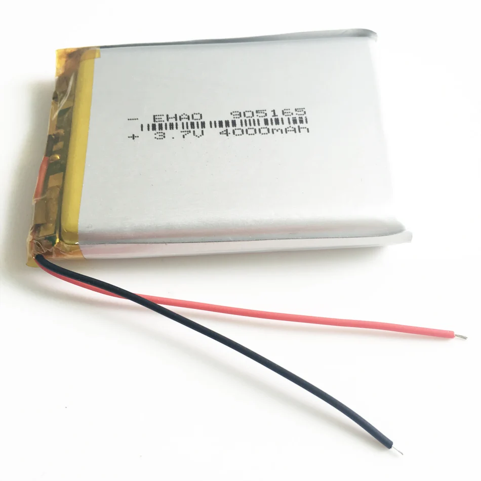EHAO 905165 3 7 V 4000mAh литий полимерная LiPo аккумуляторная батарея для gps psp power bank динамики