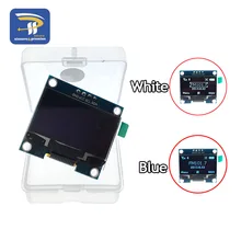 1 шт. 1," O светодиодный модуль белый и синий цвета межсоединений интегральных схем I2C 128X64 1,3 дюймов O светодиодный ЖК-дисплей светодиодный Дисплей модуль для Arduino IIC I2C общаться