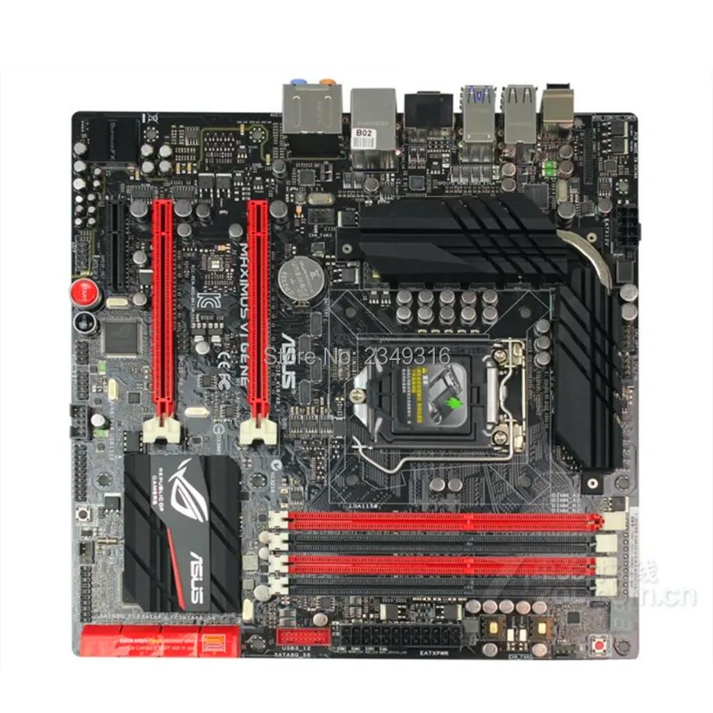 Оригинальная материнская плата для ASUS Maximus VI Gene LGA 1150 DDR3 Z87 SATA3 USB3.0 Настольная |