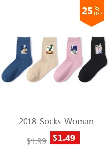 Новинка, женские носки, 5 пар, короткие, в школьном стиле, хлопковые, одноцветные, милые, с рисунками животных, женские модные короткие носки для женщин