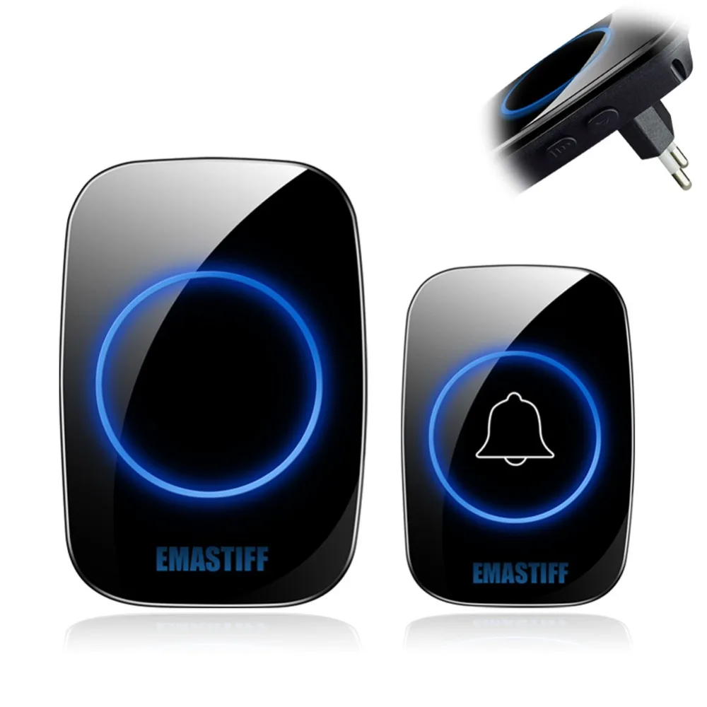 

Home Welcome Doorbell Intelligent Wireless Doorbell Waterproof 300M Remote EU AU UK US Plug Smart Door Bell Chime