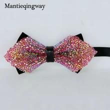 Mantieqingway полиэфир Одноцветный банкетный галстук-бабочка Pouplar модный бренд вечерние галстук-бабочка для мужчин галстук-бабочка