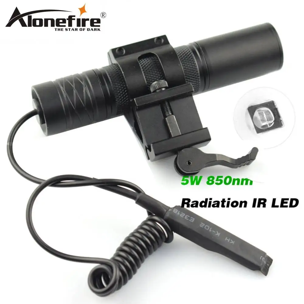 AloneFire IR01 прибытие 850nm инфракрасный ИК фонарик лампа ночного видения алюминиевый Linterna светодиодный фонарь наружный охотничий фонарь светодиодный|torch hunting|torche ledtorch infrared | АлиЭкспресс