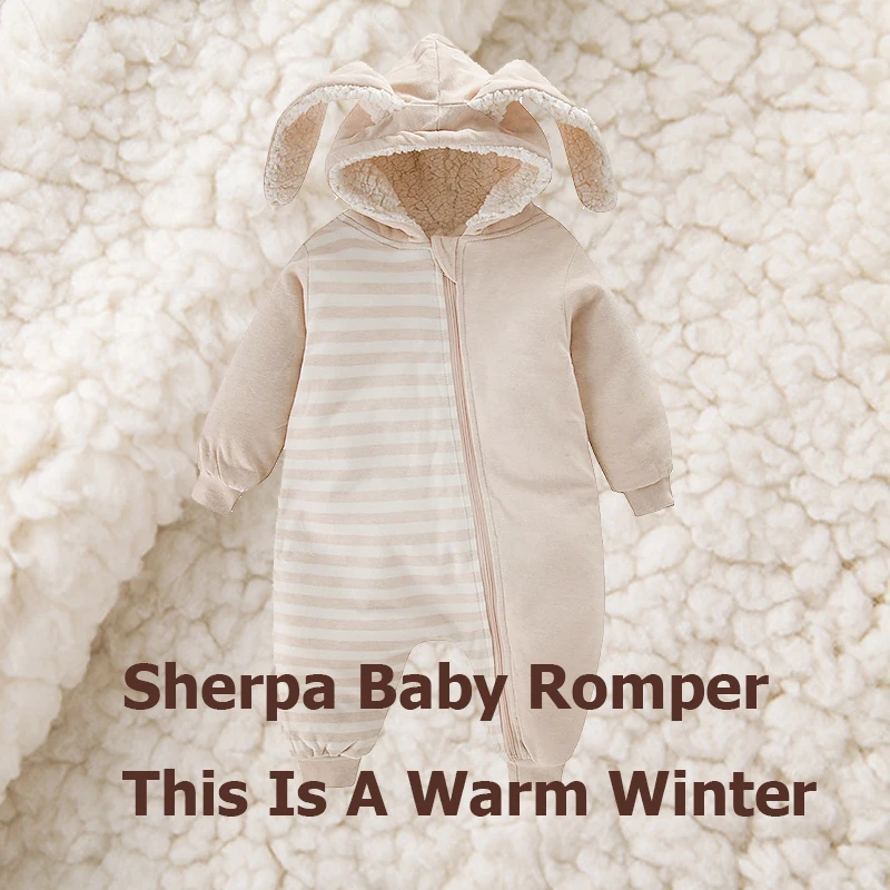 sherpa baby onesie
