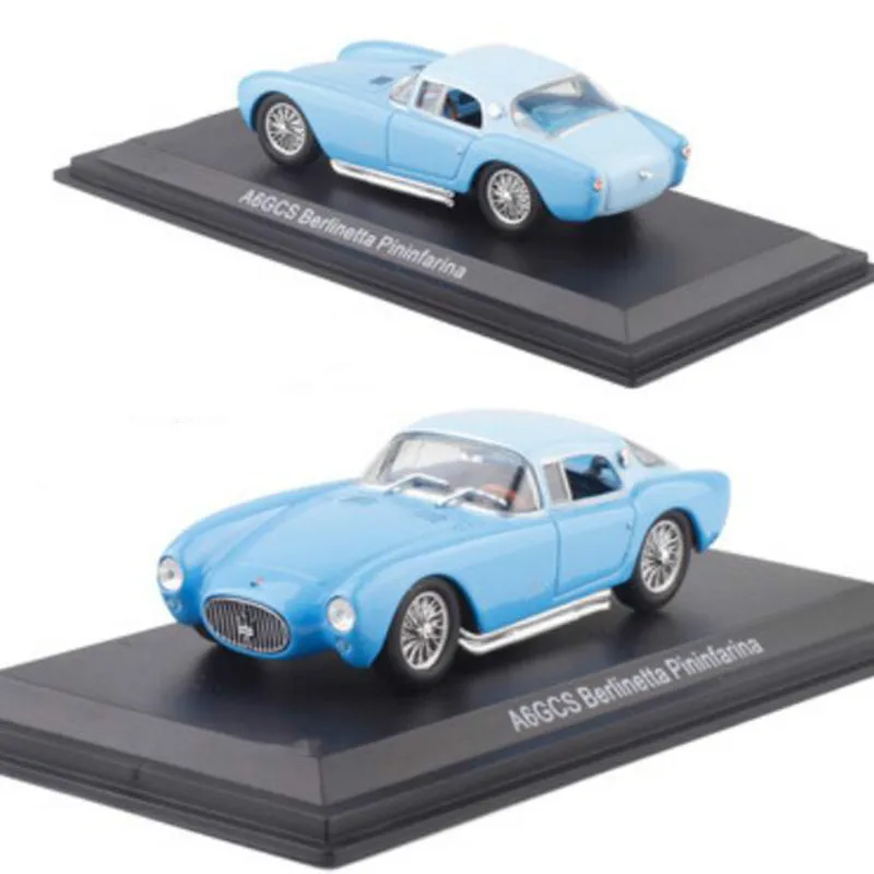 

1:43 Scale Metal Alloy Classic A6GCS Racing Rally Car Model Diecast Vehicles Toys Gifts F Collect Display with Transparent Cover