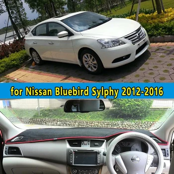 

dashmat carpet Car dashboard covers accessories for nissan BLUEBIRD SYLPHY Sentra B17 2012 2013 2014 2015 2016