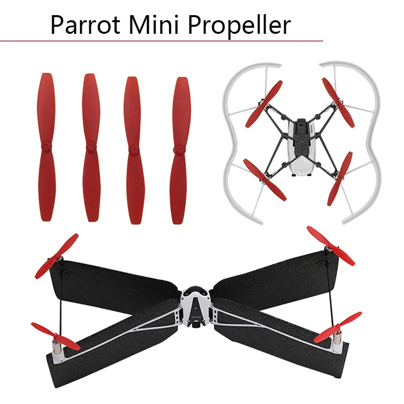 

4pcs Mini Mambo Swing Propeller for Parrot Blades Spare Parts CW CCW Blade Toys Drone Plane Colorful Props Paddle Accessories