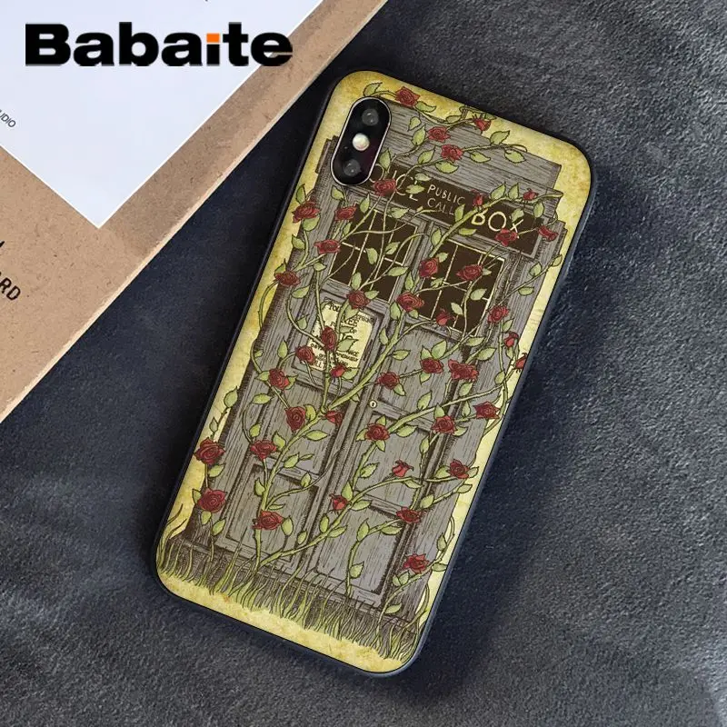 Babaite Tardis Doctor Dr Who Police Box Новинка чехол для телефона Fundas чехол для Apple iPhone 8 7 6 6S Plus X XS MAX 5 5S SE XR чехол s