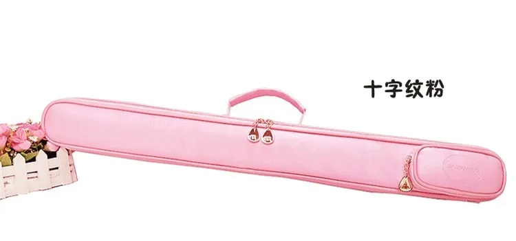 75cm creative gifts for girl lady kid professional portable beautiful flute bag case soft gig padded cover box backpack shoulder - Цвет: pink