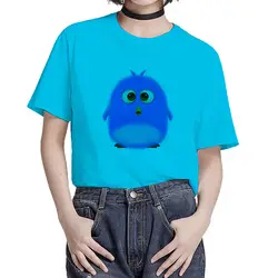 BGtomato маленький синий курица О-образным вырезом Футболка повседневные футболки женские большие размеры Модальные Симпатичные футболки