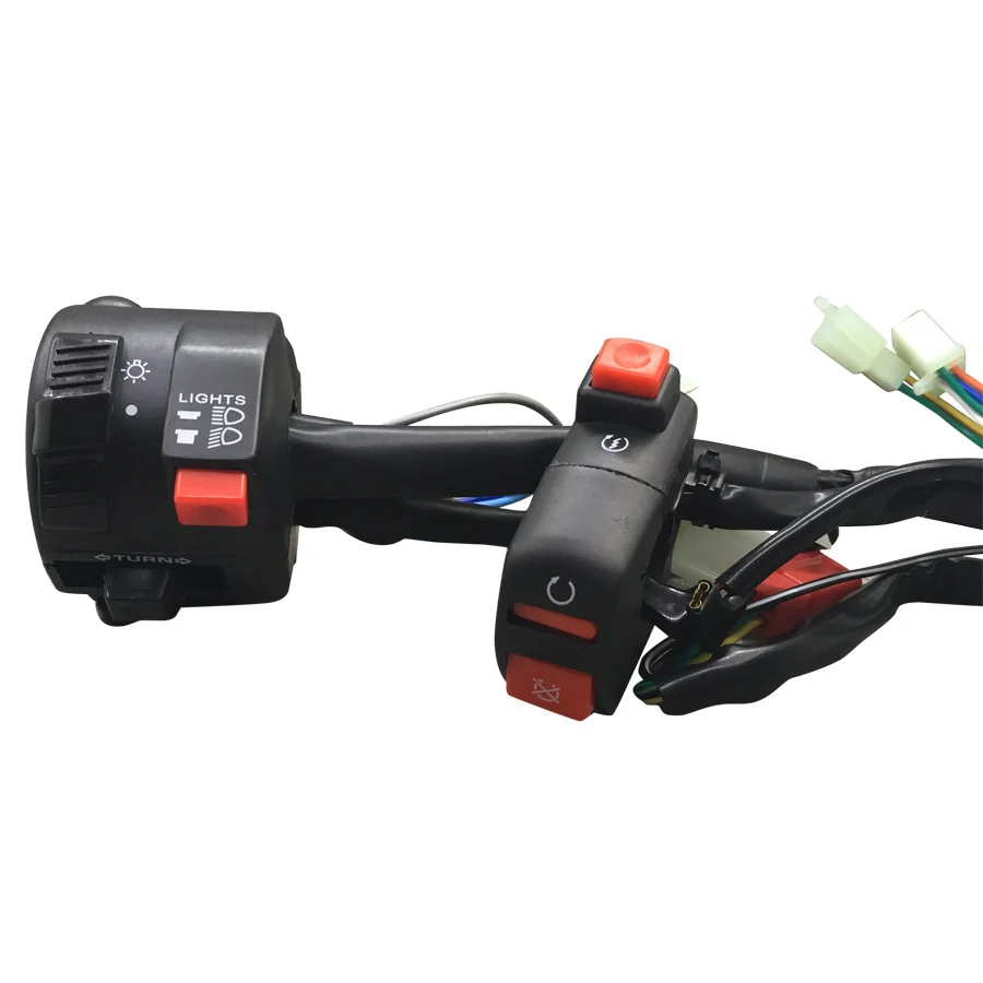 

2 PCS Motorcycle Turn Signal Control Horn Switch Motorbike Accessories Start Off Button For Honda CBR400 NC23 NC29 VFR400 NC30