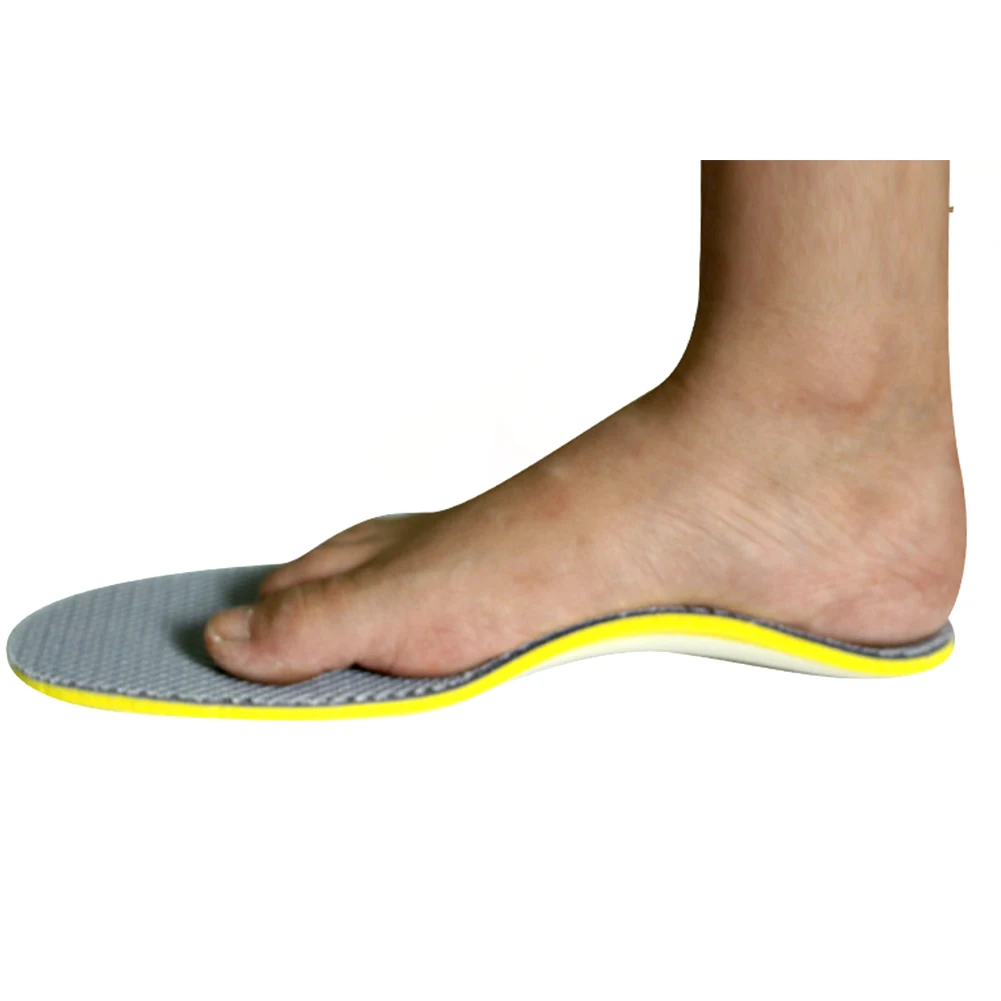Высокое качество Уход за ногами 1 пара 3D Премиум для женщин и мужчин удобная обувь ортопедические стельки Вставки Высокая арочная опорная