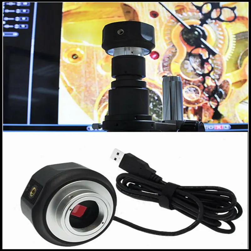 NEW 5MP USB Digital Microscope Electronic Eyepiece Image Video Saving