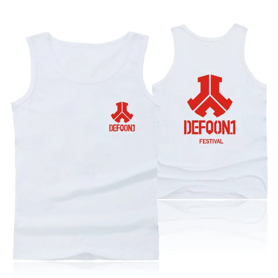 LUCKYFRIDAYF майка без рукавов Defqon 1 Мужская Летняя Повседневная для бодибилдинга с