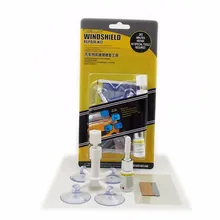 Newest DIY Car Automobile Windshield Repair Kit tools Auto Glass Windscreen Repair Set (Give Door Handle Protective Stickers)