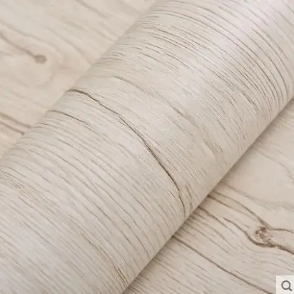 

Thickened waterproof wood grain stickers self-adhesive wallpaper wardrobe cabinet old room door desk furniture renovation