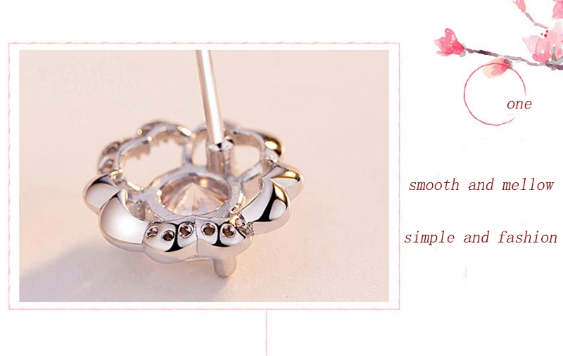 Begua Ringen классические корейские 925 пробы серебряные серьги белые сливы блестящие свадебные маленькие серьги-гвоздики для женщин подарок на позвоночник