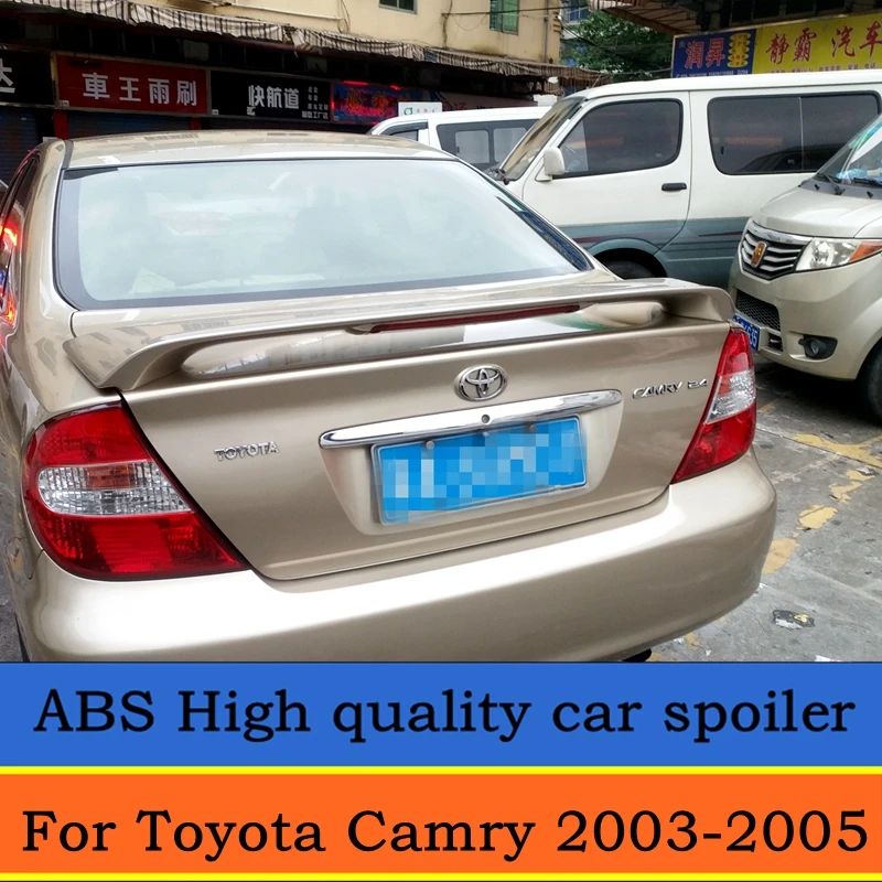 Спойлер для Toyota Camry 2003-2005 2 4 спойлер высокого качества ABS Материал авто гарантия