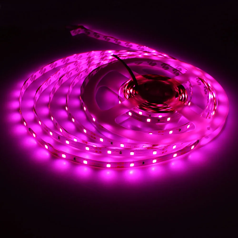 Tanbaby Pink Led Strip lights DC12V 5m 300 leds SMD 2835 High