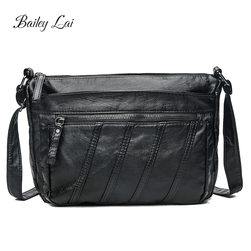 OLD TANG Multiple zipper Small Flap Messenger bag Women Bags Crossbody Shoulder Bags For Women Leather Sac a Main Ladies Bag OLD TANG Multiple zipper Small Flap Messenger bag Women Bags Crossbody Shoulder Bags For Women Leather Sac a Main Ladies Bag