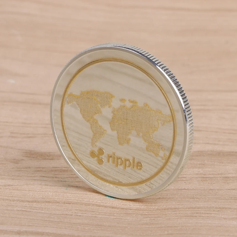 Памятная монета Ripple XRP сплав коллекция подарок сувенир ремесло и творчество Биткойн новое качество