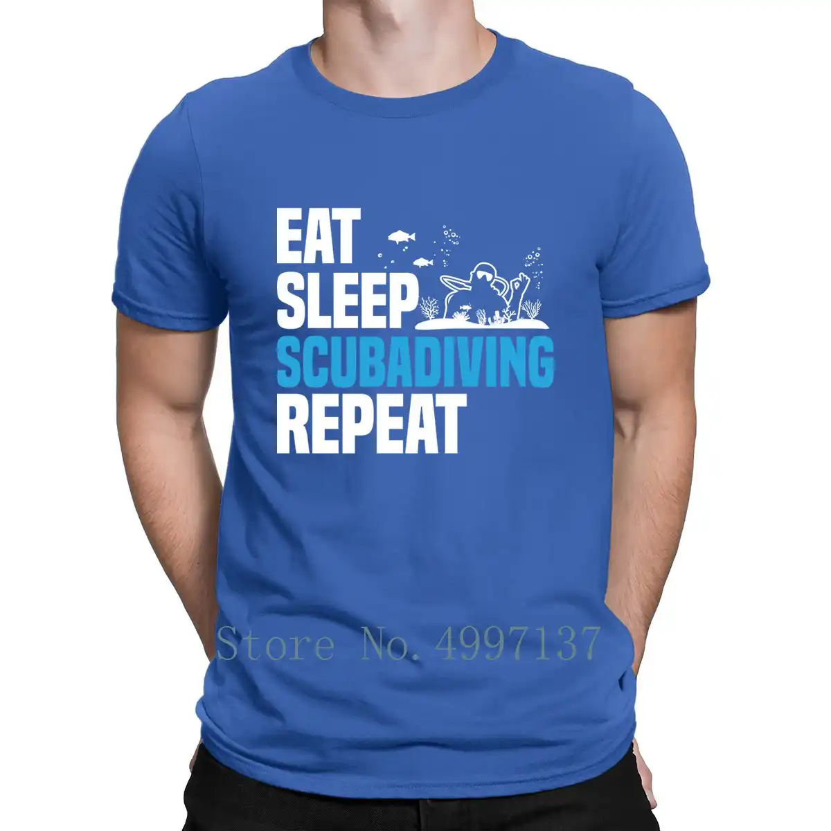 Drole Plongee Sous Marine Instructeur De Plongee Citation T Shirt Confortable Style D Ete Standard O Cou Lache Coton Personnalise Streetwear Chemise Aliexpress