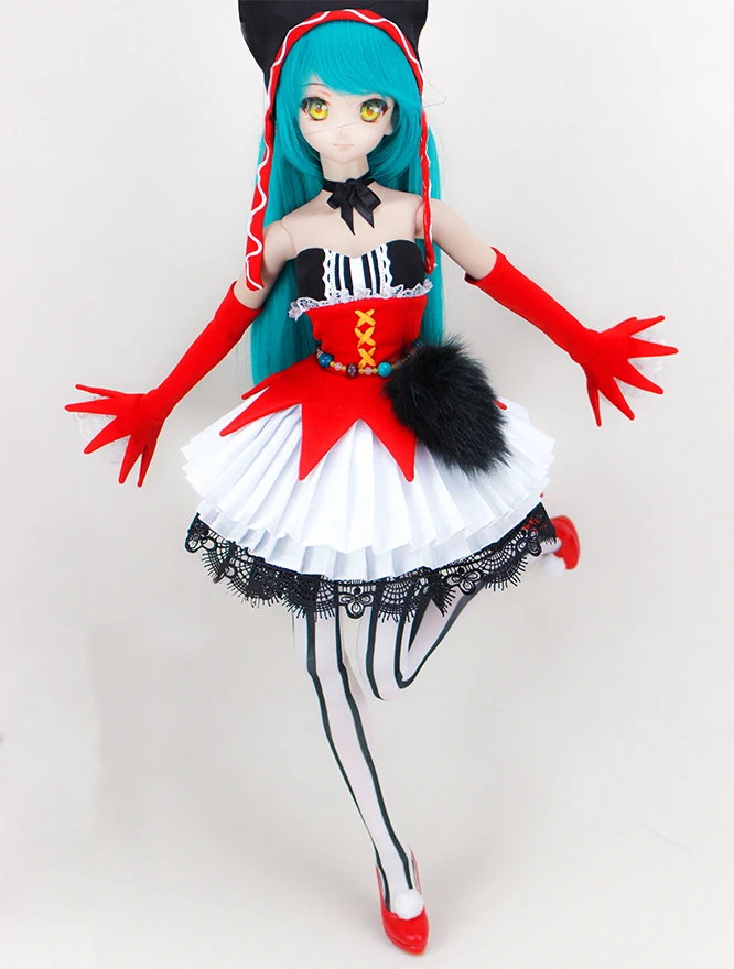 

Custom catfood Cos dress for BJD 1/3 1/4 SD DD MSD Doll Clothes
