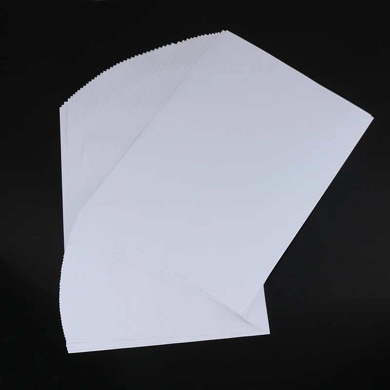 

High Quality 50Pcs Waterproof A4 Self Adhesive Glossy Paper Sticker for Photographic Photo Inkjet Printer Paper Craft Paper