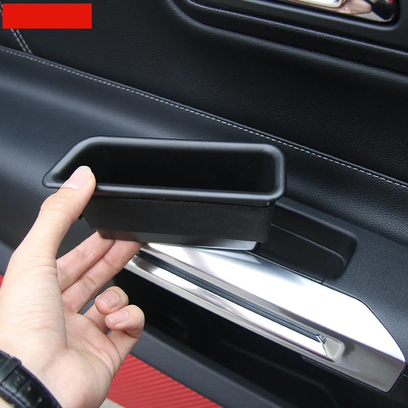 

lsrtw2017 abs car door storage box car armrest plate for ford mustang 2015 2016 2017 2018 2019 6th generation