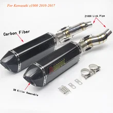 2003 2004 2005 2006 2007 2008 2009 2010- Silp on для Kawasaki z1000 мотоцикл полный Соединительный трубы системы с хвостом выхлопной трубы