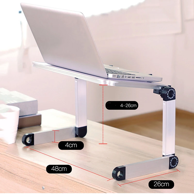 Adjustable Aluminum Alloy Laptop Desk Foldable Table For Laptop Computer Table Stand Tray Notebook stand