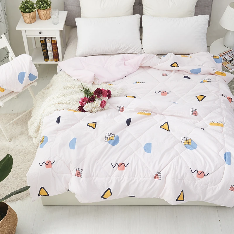 2018 , Wash cotton, Lace, Summer quilt, Fabric composition polyester