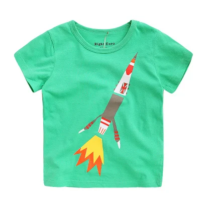 Новая детская футболка хлопок детские для мальчиков и девочек детские короткие-sleevencompassionate Новая летняя детская одежда блузка рубашка прилив - Цвет: Красный