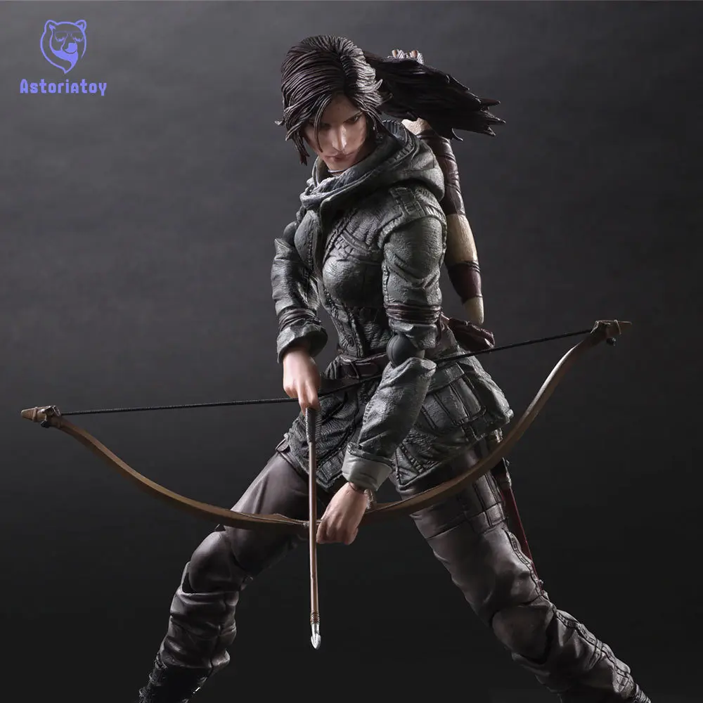 

Rise of The Tomb Raider Lara Croft Variant painted figure Variant Lara Croft PVC Action Figure Collectible Model Toy 26cm KT2400