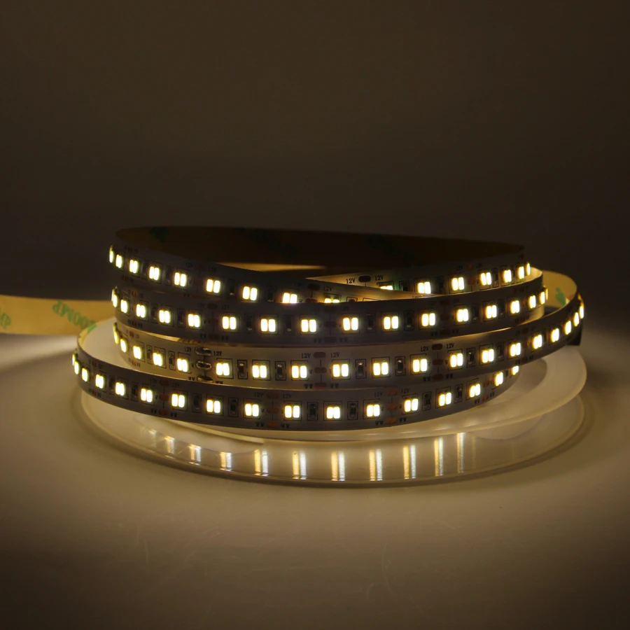 5 м двухцветная 5050 2835 3014 SMD 300 600 Светодиодная лента CW/WW цветовая температура