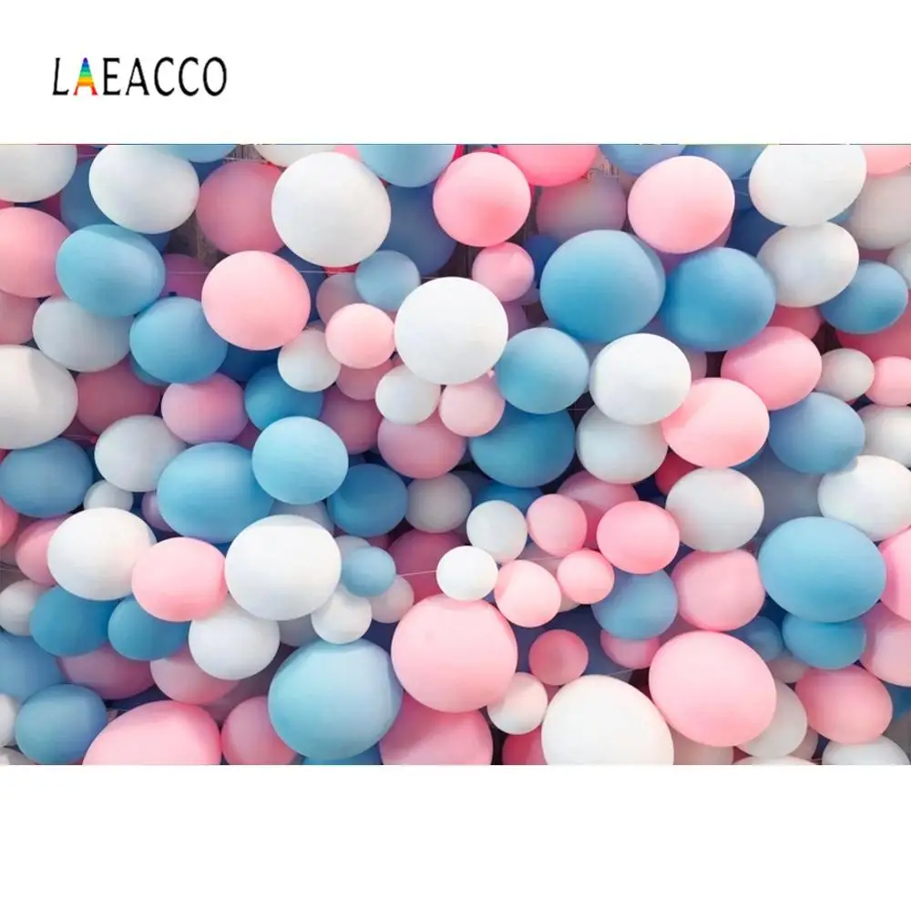 Фоны Laeacco для дня рождения цветной шар свадьба церемония детский портрет